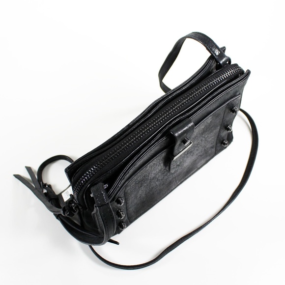 BOTKIER Warren Charcol City Leather Crossbody